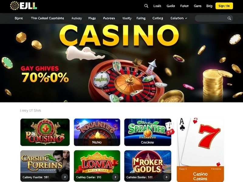 eeejl Casino is your premier destination for top-tier online gambling games. Explore live dealers, slots, table games, and exclusive bonuses. Play securely and win real money at eeejlcasino.com.